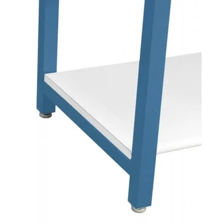 BenchPro Cleanroom Laminate Bottom Shelf with Round Edge