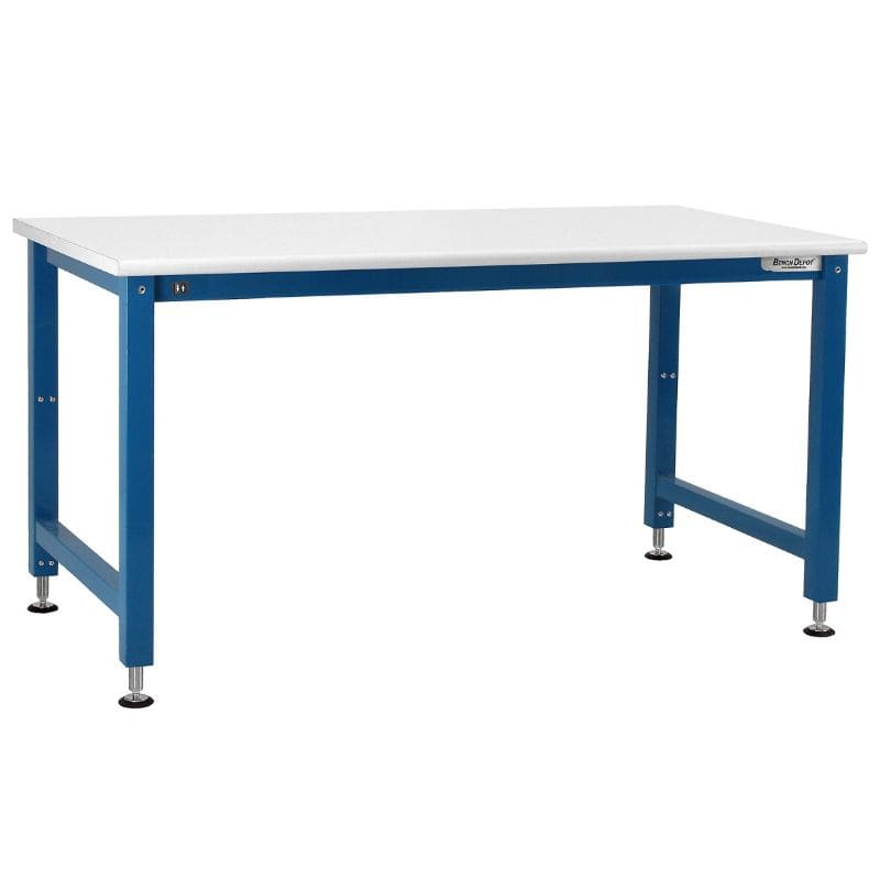 Benchpro Adams Electric Lift Cleanroom ESD Laminate Workbench with Round Edge