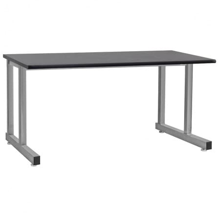 Benchpro Dewey Series SS Frame 1" Phenolic Resin Top Workbench w/Round Edge