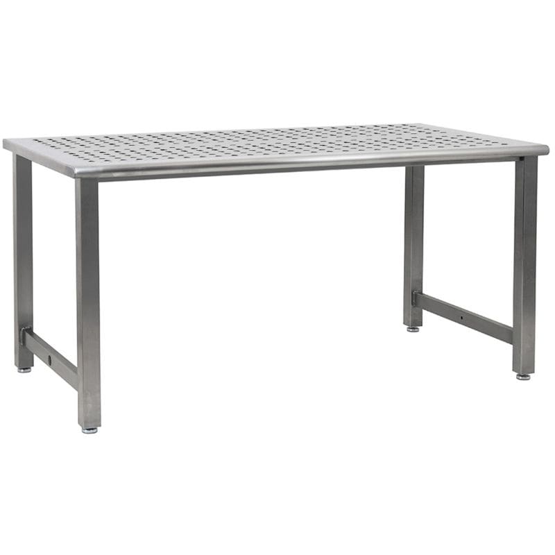 Benchpro Kennedy Stainless Steel 1" Perforated Holes Workbench with Round Edge
