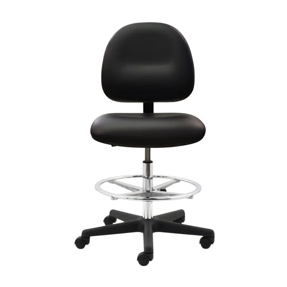 Industrial Seating Series 20W Industrial Vinyl Chair Plastic Nylon Base and Wide Seat