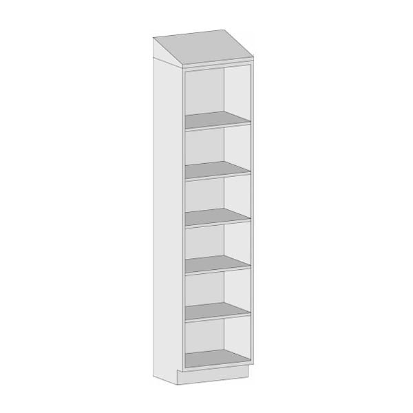 Eagle Stainless Steel Open Tall Cabinet
