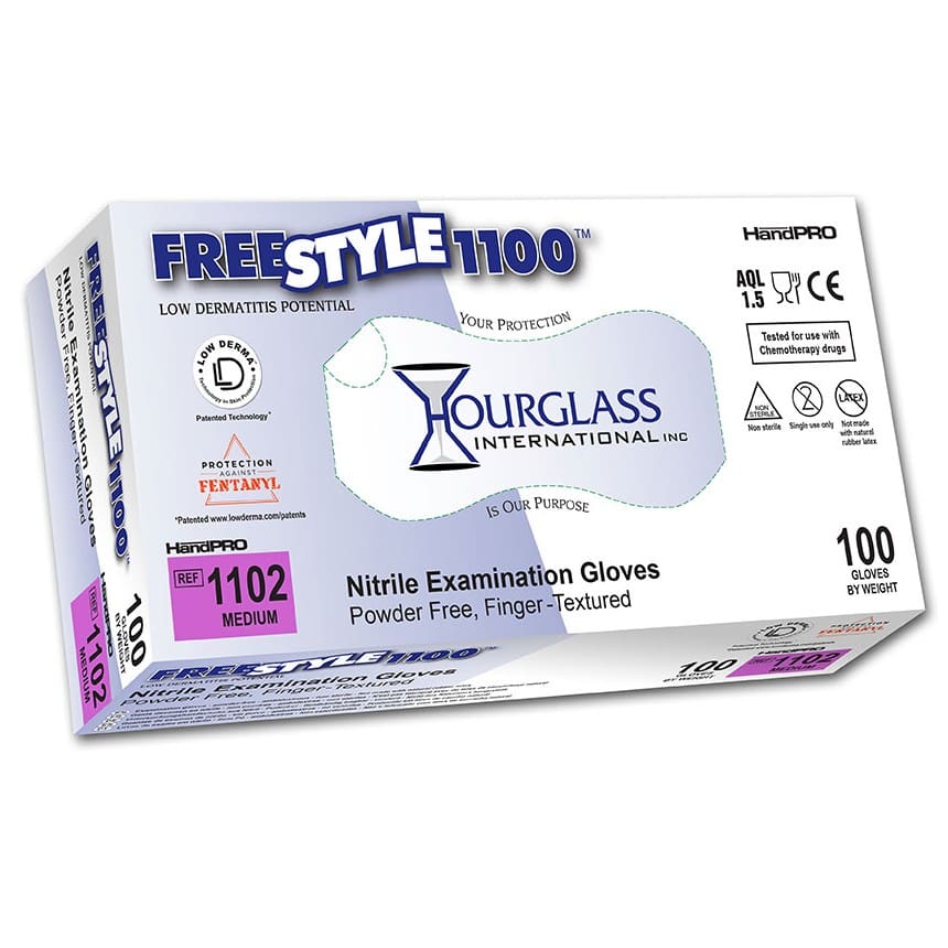 HandPRO FreeStyle1100 Nitrile Exam Gloves Box
