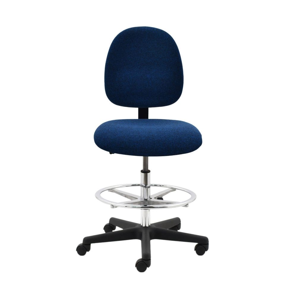 Industrial Seating Series 20M Industrial Fabric Chair- Plastic Nylon Base and Medium Seat