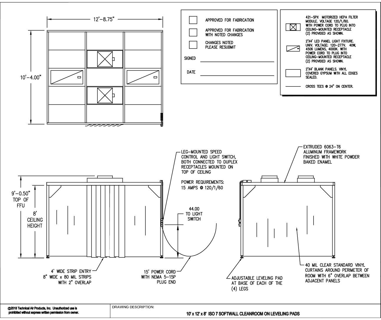 Softwall Cleanroom | 10'x12'x8' | ISO 7 & ISO 8 - Image 5
