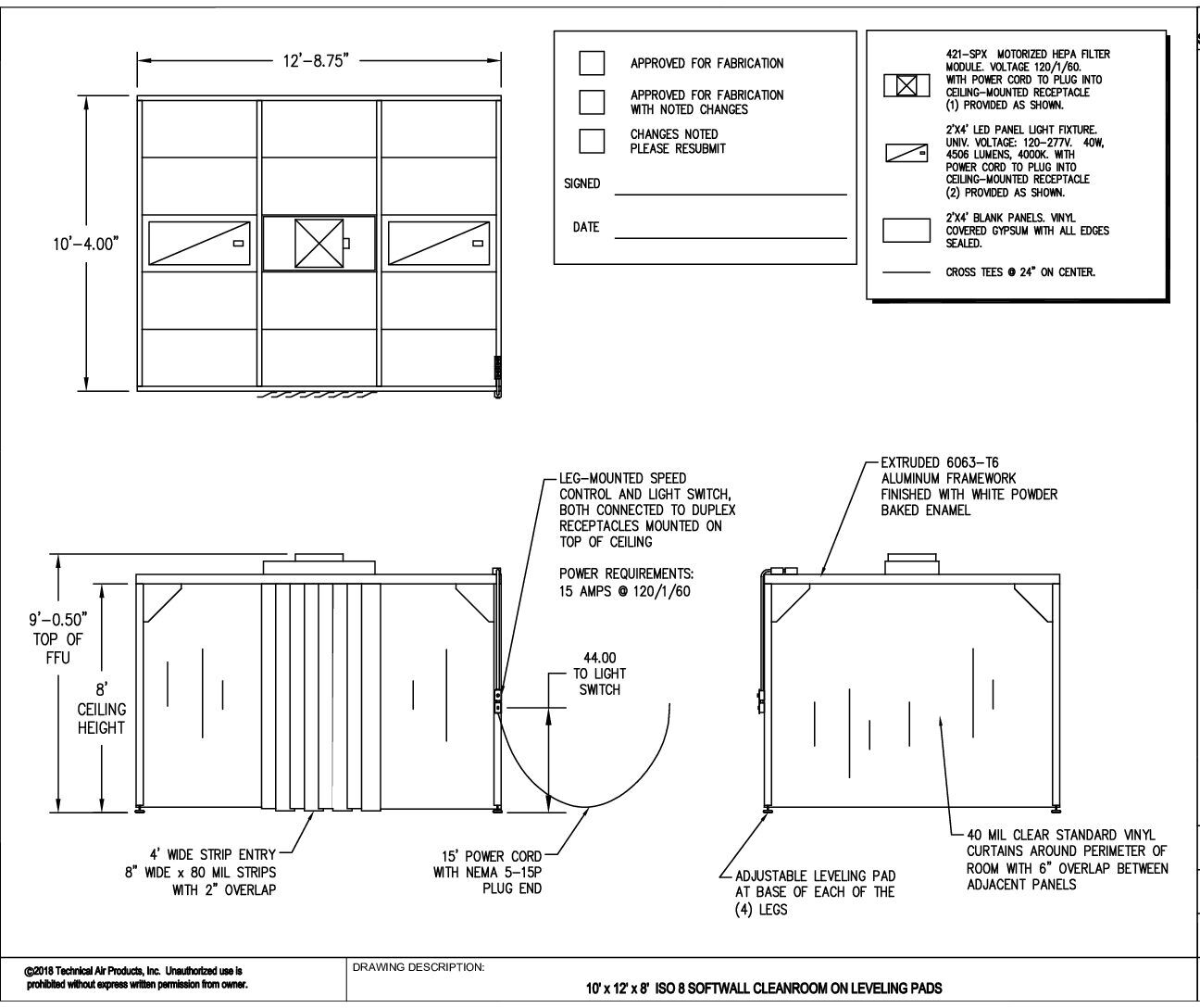 Softwall Cleanroom | 10'x12'x8' | ISO 7 & ISO 8 - Image 6