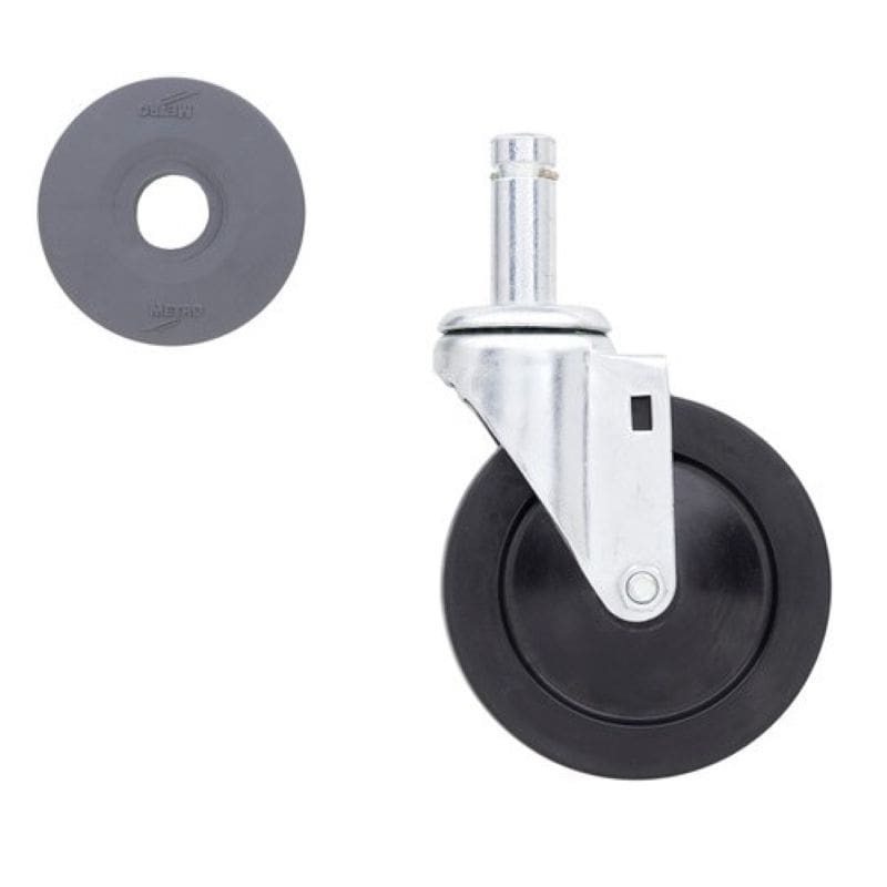 Metro 5" Resilient Rubber Caster