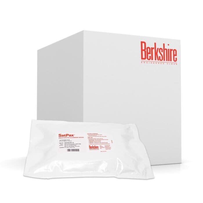 Berkshire SatPax ValuSeal HA Cleanroom Wipes