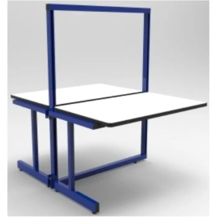Production Basics C-Leg Add-On Back-To-Back Laminate Workstation