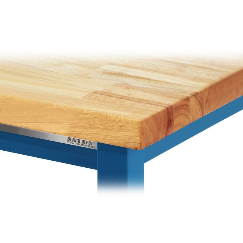 Benchpro Kennedy Oiled 1-3/4" Butcher Block Top Workbench with Square Edge