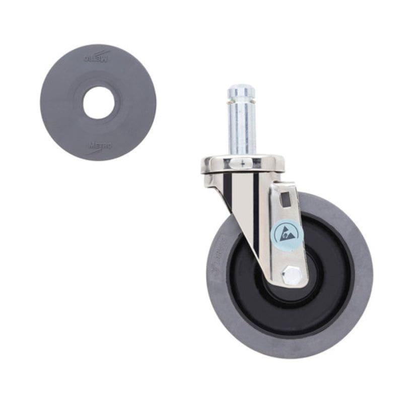 Metro 5" ESD Conductive Stem Caster
