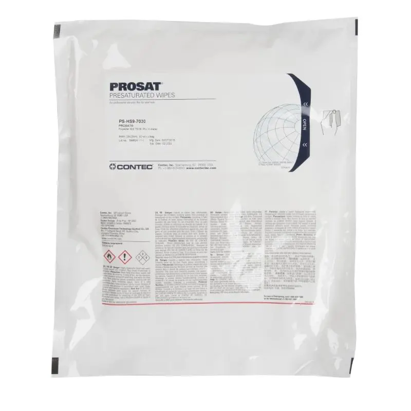 Contec PROSAT Polynit Heatseal Cleanroom Wipes