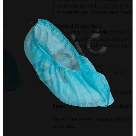 Cleanroom Shoe Cover With Skid Resistant Bottom - Case