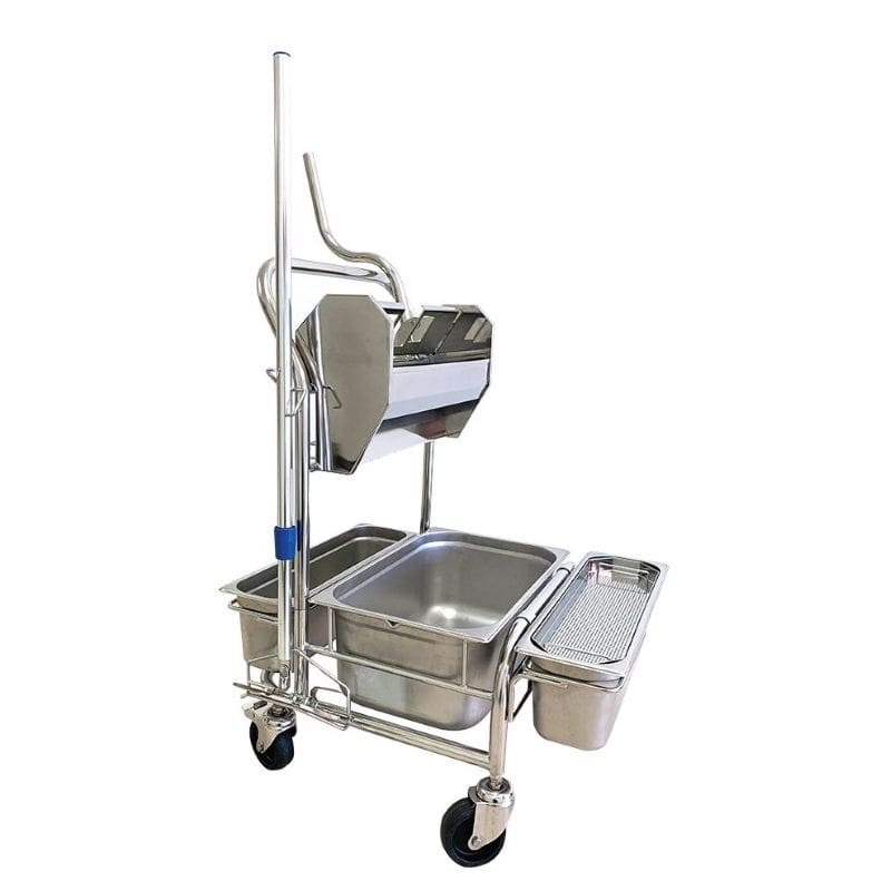 Berkshire BCR All-in-One Stainless Steel Mop Cart Set