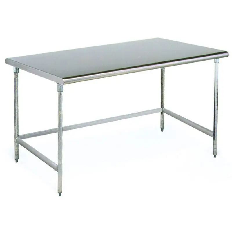 Eagle Cleanroom Table with Stainless Steel Solid Top and C-Frame Base