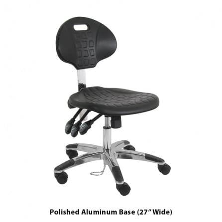 Benchpro ESD Urethane Chair | Ergonomic | ISO 6 | Static Dissipative & Conductive | Aluminum Base - Image 2