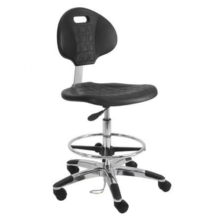 Benchpro ESD Urethane Chair | Ergonomic | ISO 6 | Static Dissipative & Conductive | Aluminum Base - Image 3