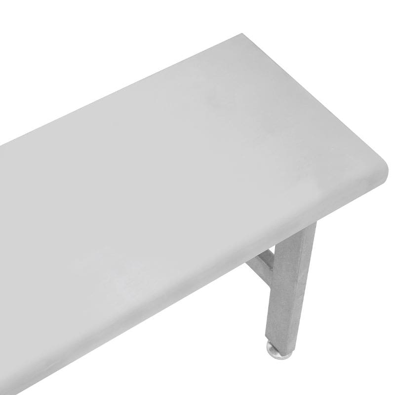 Benchpro Stainless Steel Gowning Bench with Round Edge - Four Legs