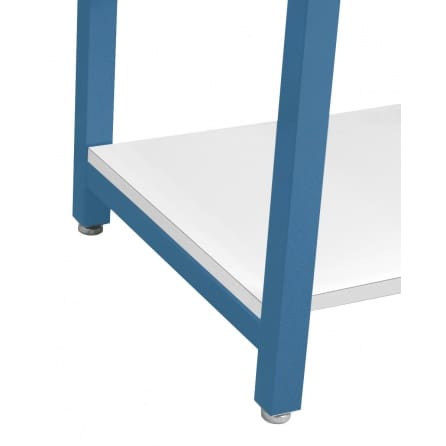 BenchPro Cleanroom Laminate Bottom Shelf with Square Edge