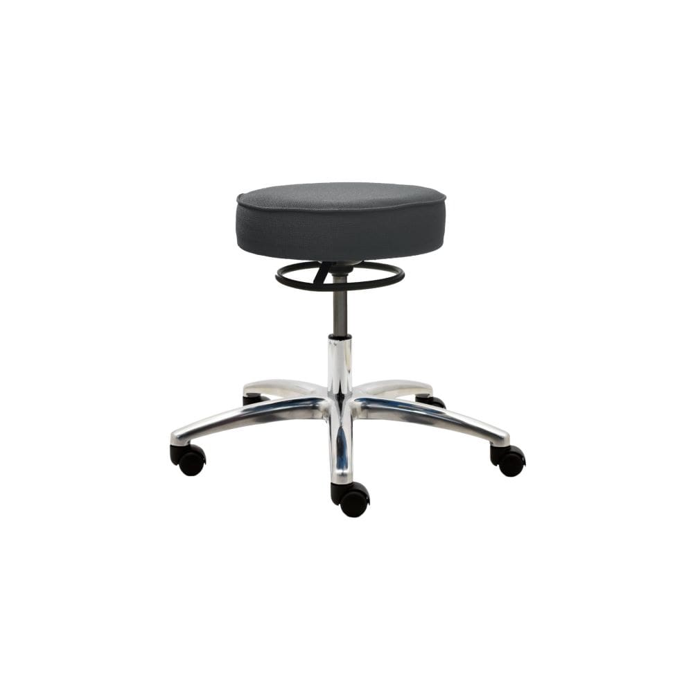 Industrial Seating Series 65 ESD Fabric Stool Aluminum Base