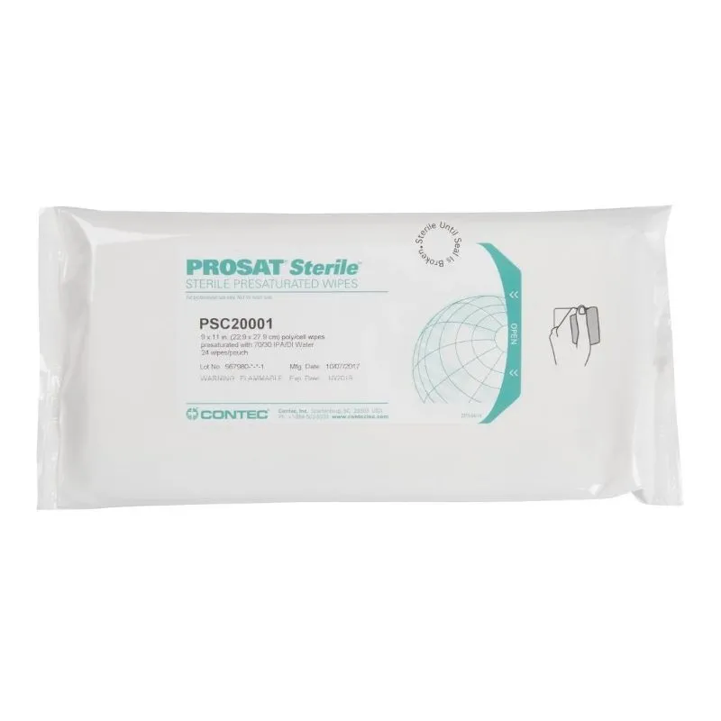 Contec PROSAT Sterile Sigma Cleanroom Wipes