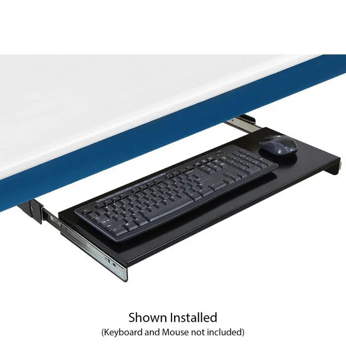 BenchPro Heavy Duty Metal Construction Slide Out Keyboard Tray