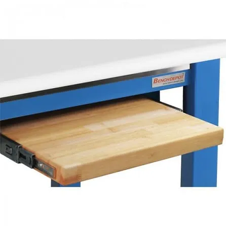 BenchPro Laminate Butcher Block Pullout Shelf