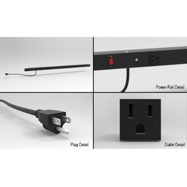 Production Basics 20 Amp Power Rail