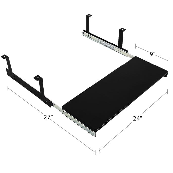 BenchPro Heavy Duty Metal Construction Slide Out Keyboard Tray