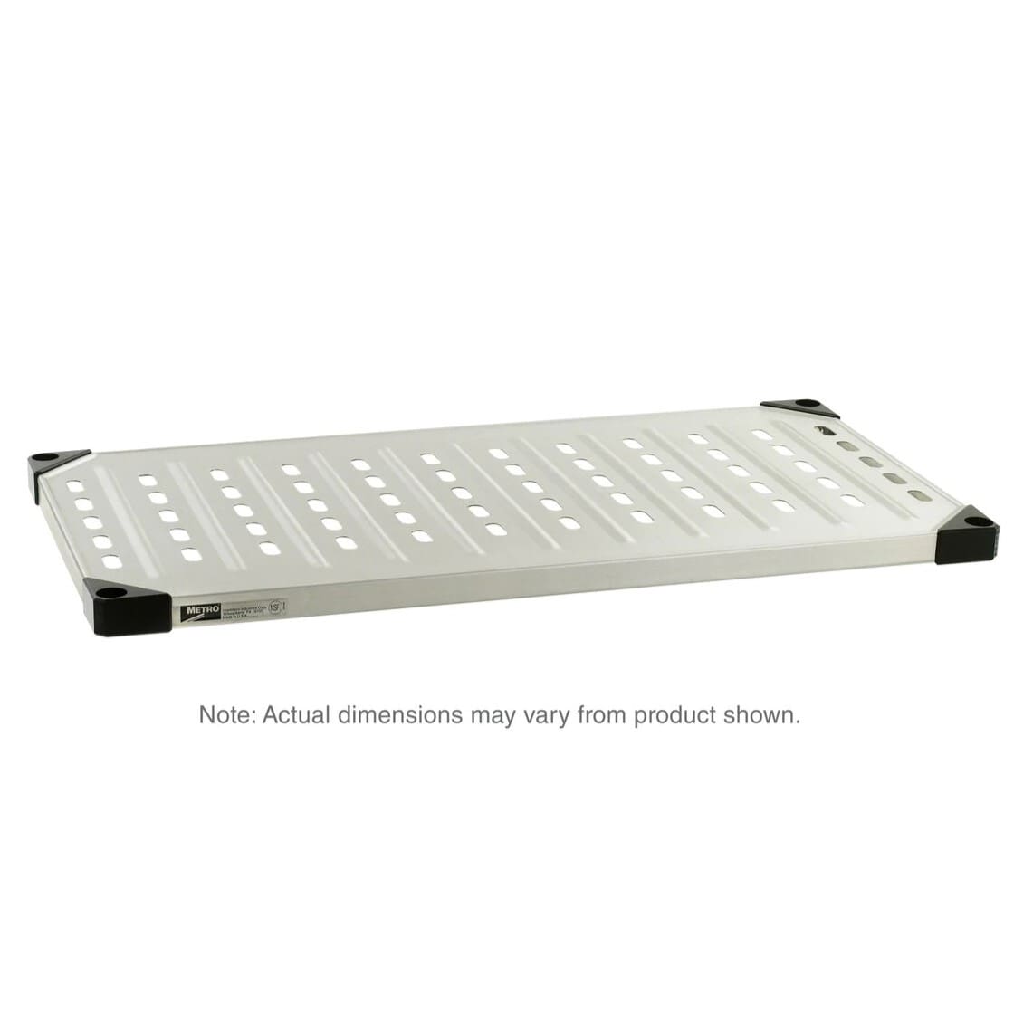Metro Super Erecta Stainless Steel louvered solid Shelves