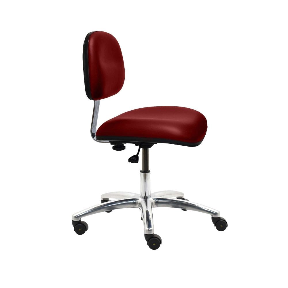 Industrial Seating Series 10 Vinyl Chair - Aluminum Base
