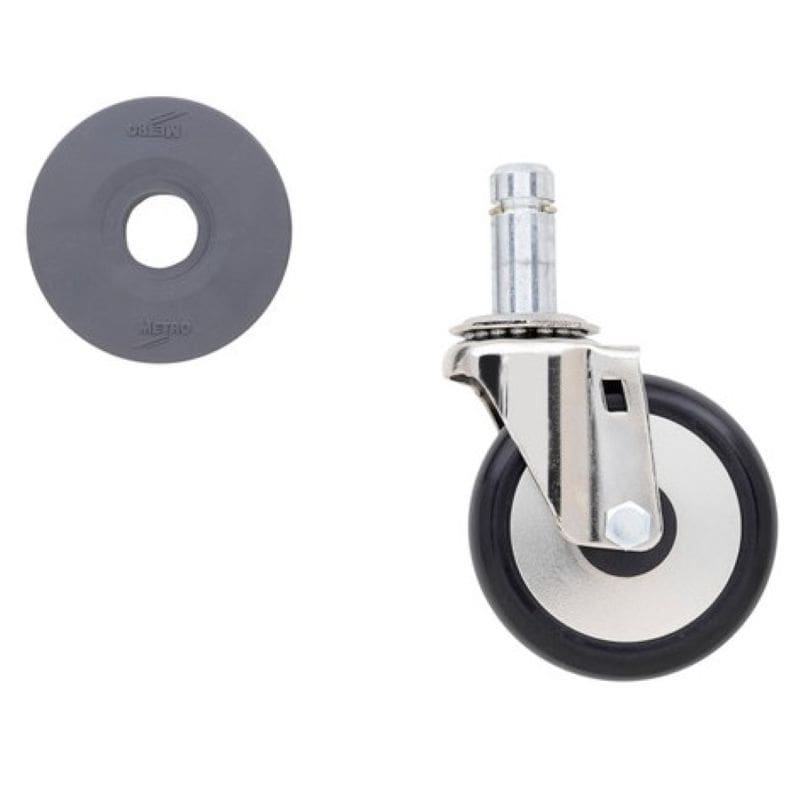 Metro 4" Resilient Rubber Caster
