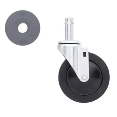 Metro 5" Resilient Rubber Caster