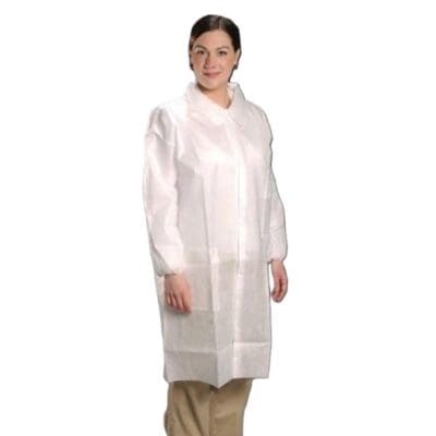 AlphaGuard Lab Coats with Elastic Wrist