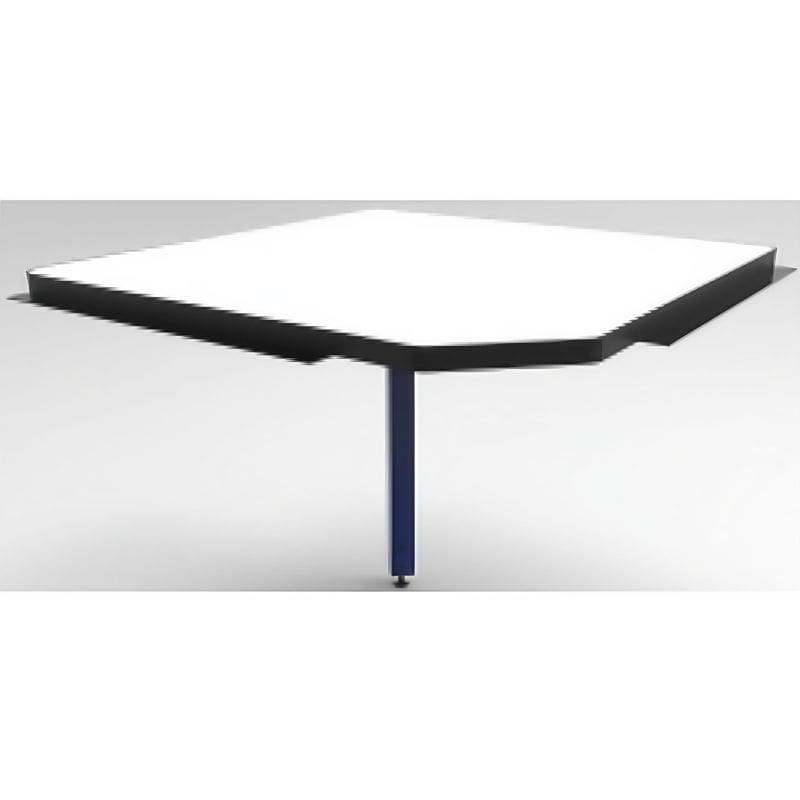 Production Basics RTW Add-On Corner Standard Laminate Workstation