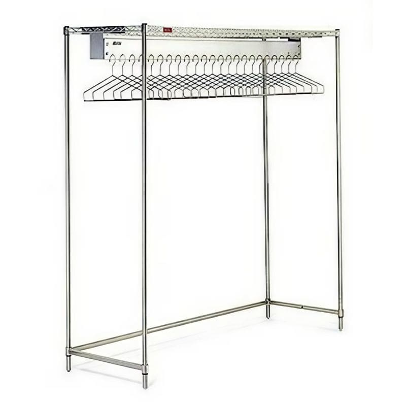 Eagle Chrome Freestanding Garment Rack with Hanger Slots