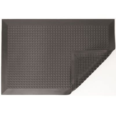 Ergomat Polyurethane Anti-Fatigue Mat 3 Width x 12 Length x 0.62 Thickness for Non-Critical Environments Anthracite 