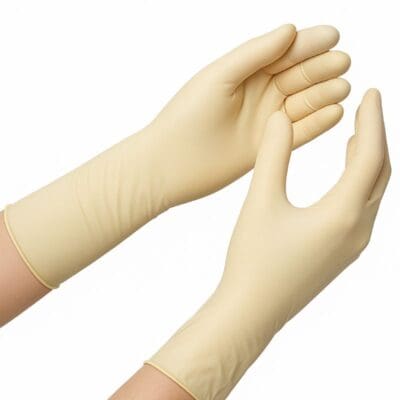 CT International Sterile Latex Hand Specific Cleanroom Gloves