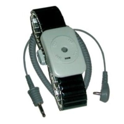 Transforming Technologies WB5000 Dual Conductor Metal Wrist Band & Coil Cord Set