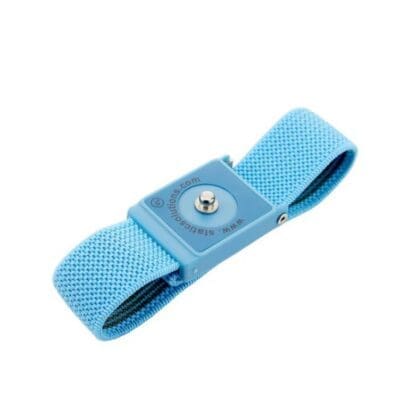 Static Solutions Blue Adjustable ESD Wrist Strap