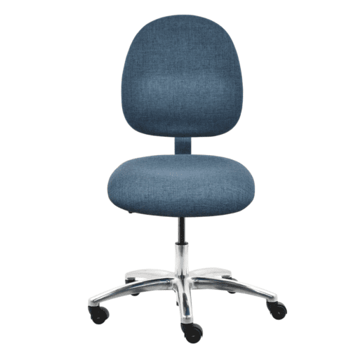 Industrial Seating Series 20M ESD Facric Chair - Aluminum Base and Medium Seat - Image 2