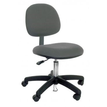 Industrial Seating 45 Series ESD Chair - Plastic Nylon Base, Conductive ...