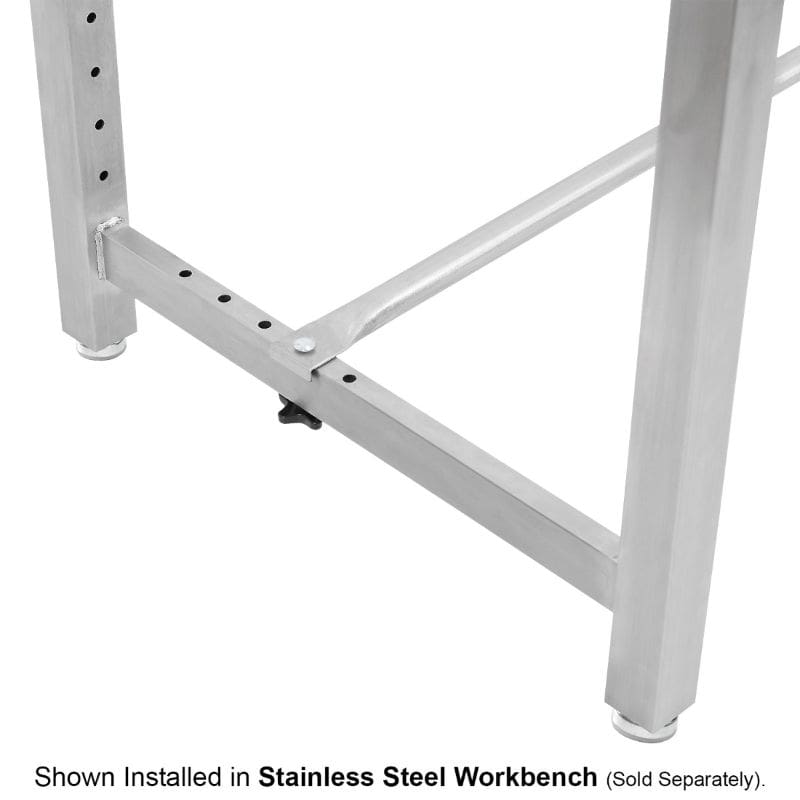 BenchPro Type II Stainless Steel Adjustable Footrest