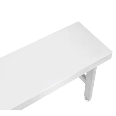 Benchpro Electropolished Gowning Bench with Square Edge - Four Legs