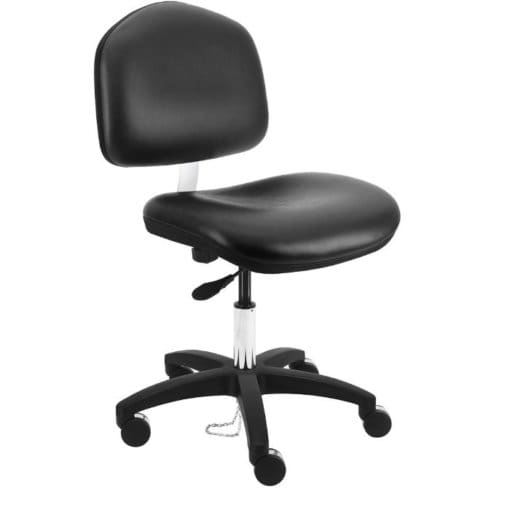 Benchpro Washington Cleanroom ESD Vinyl Chair- Nylon Base