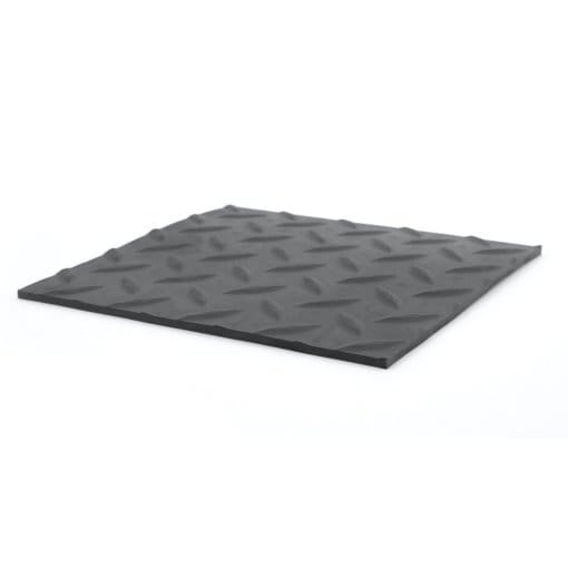 Botron Diamond Plate Rubber Floor Mat