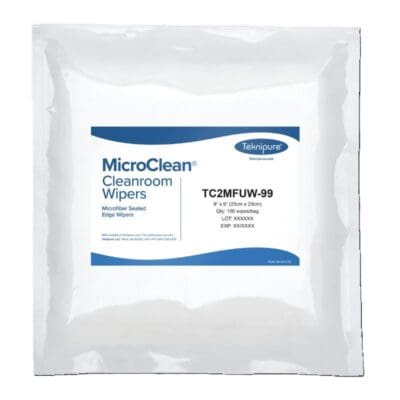 Teknipure MicroClean Microfiber Sealed Edge Wipes