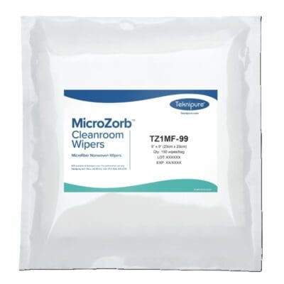 Teknipure MicroZorb Microfiber Nonwoven Cleanroom Wipers