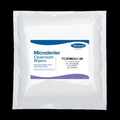 Teknipure Microdenier Knit Cleanroom Wipers with Sealed Edge