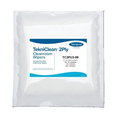 Teknipure TekniClean 2Ply Polyester Sealed Edge Knit Wipers